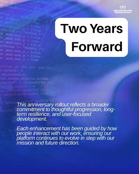Neurosynk Research Marks 2 Years with Platform Enhancements