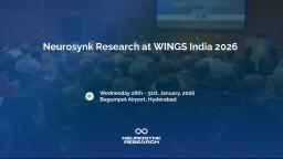 Neurosynk Research to Participate in WINGS India 2026