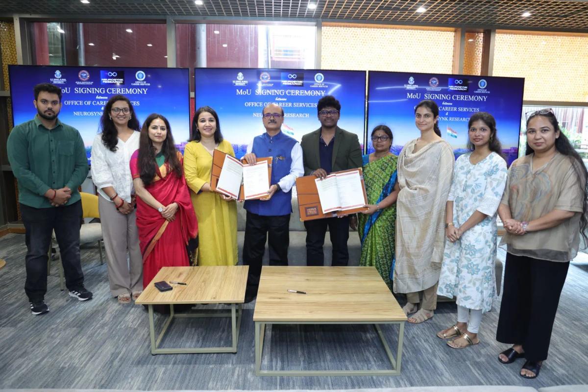 Neurosynk Research and O.P. Jindal Global University Forge Strategic Partnership to Advance Aviation Psychology Education and Research